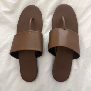 The Row Signum Leather Sandals